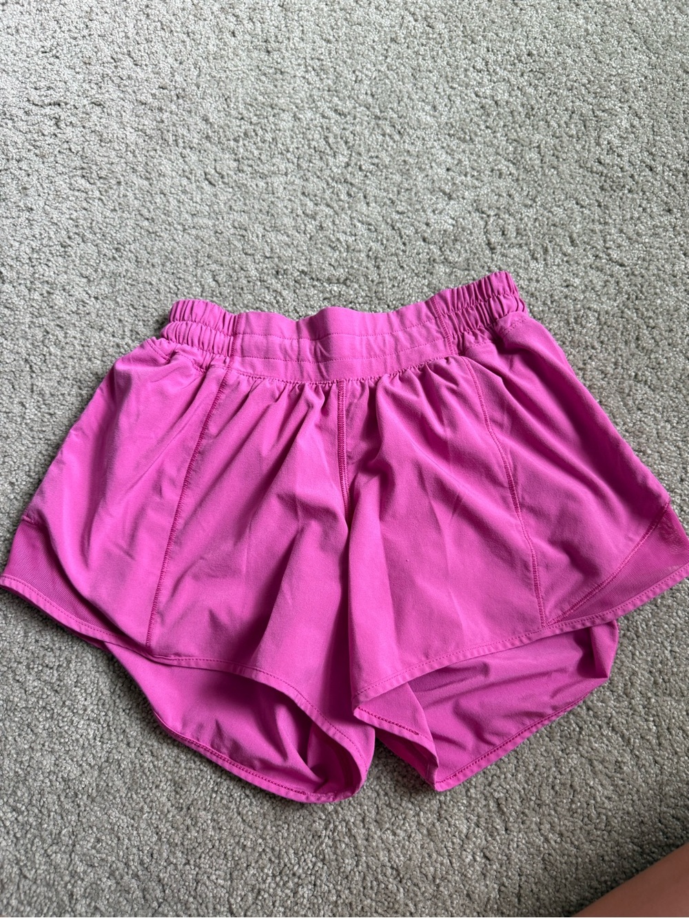lululemon athletica Bright Pink Layered Athletic Shorts